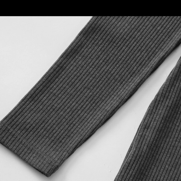 SHEIN Sweetheart Neck Rib-Knit Unitard Romper - Picture 4 of 8